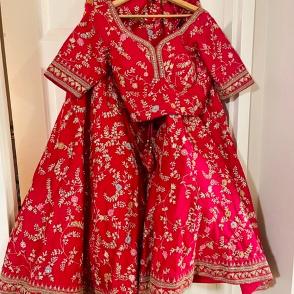 Stunning Preowned Wedding Lehenga - Picture 1 of 6